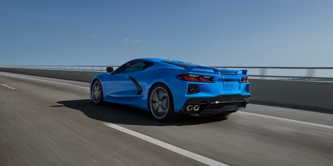 2020 Chevrolet Corvette Sports Car: rear profile